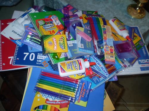 school supply mountain